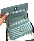 Клатч Сhan**l Chevron Trendy CC WOC Tiffany Blue